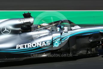 World © Octane Photographic Ltd. Formula 1 – Winter Test 2. Mercedes AMG Petronas Motorsport AMG F1 W09 EQ Power+ - Lewis Hamilton. Circuit de Barcelona-Catalunya, Spain. Wednesday 7th March 2018.