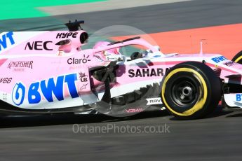 World © Octane Photographic Ltd. Formula 1 – Winter Test 2. Sahara Force India VJM11 - Esteban Ocon. Circuit de Barcelona-Catalunya, Spain. Wednesday 7th March 2018.