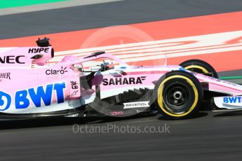 World © Octane Photographic Ltd. Formula 1 – Winter Test 2. Sahara Force India VJM11 - Esteban Ocon. Circuit de Barcelona-Catalunya, Spain. Wednesday 7th March 2018.