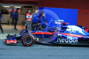 World © Octane Photographic Ltd. Formula 1 – Winter Test 2. Scuderia Toro Rosso STR13 – Brendon Hartley. Circuit de Barcelona-Catalunya, Spain. Wednesday 7th March 2018.