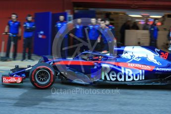 World © Octane Photographic Ltd. Formula 1 – Winter Test 2. Scuderia Toro Rosso STR13 – Brendon Hartley. Circuit de Barcelona-Catalunya, Spain. Wednesday 7th March 2018.