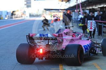 World © Octane Photographic Ltd. Formula 1 – Winter Test 2. Sahara Force India VJM11 - Esteban Ocon. Circuit de Barcelona-Catalunya, Spain. Wednesday 7th March 2018.