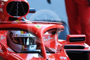 World © Octane Photographic Ltd. Formula 1 – Winter Test 2. Scuderia Ferrari SF71-H – Sebastian Vettel. Circuit de Barcelona-Catalunya, Spain. Wednesday 7th March 2018.