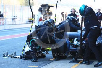 World © Octane Photographic Ltd. Formula 1 – Winter Test 2. Mercedes AMG Petronas Motorsport AMG F1 W09 EQ Power+ - Lewis Hamilton. Circuit de Barcelona-Catalunya, Spain. Wednesday 7th March 2018.