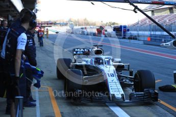 World © Octane Photographic Ltd. Formula 1 – Winter Test 2. Williams Martini Racing FW41 – Lance Stroll. Circuit de Barcelona-Catalunya, Spain. Wednesday 7th March 2018.