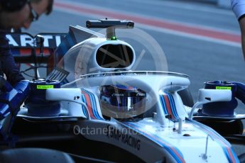 World © Octane Photographic Ltd. Formula 1 – Winter Test 2. Williams Martini Racing FW41 – Lance Stroll. Circuit de Barcelona-Catalunya, Spain. Wednesday 7th March 2018.