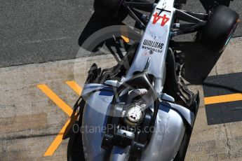 World © Octane Photographic Ltd. Formula 1 – Winter Test 2. Mercedes AMG Petronas Motorsport AMG F1 W09 EQ Power+ - Lewis Hamilton. Circuit de Barcelona-Catalunya, Spain. Wednesday 7th March 2018.