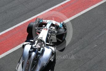 World © Octane Photographic Ltd. Formula 1 – Winter Test 2. Mercedes AMG Petronas Motorsport AMG F1 W09 EQ Power+ - Lewis Hamilton. Circuit de Barcelona-Catalunya, Spain. Wednesday 7th March 2018.