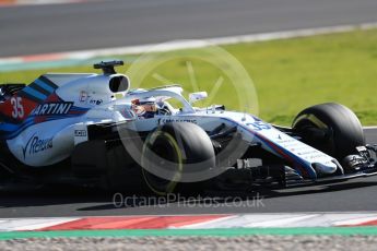 World © Octane Photographic Ltd. Formula 1 – Winter Test 2. Williams Martini Racing FW41 – Sergey Sirotkin. Circuit de Barcelona-Catalunya, Spain. Wednesday 7th March 2018.