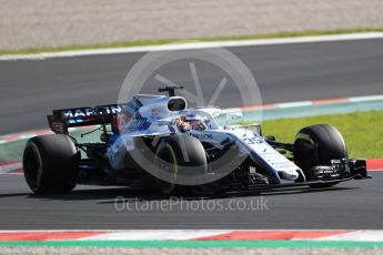 World © Octane Photographic Ltd. Formula 1 – Winter Test 2. Williams Martini Racing FW41 – Sergey Sirotkin. Circuit de Barcelona-Catalunya, Spain. Wednesday 7th March 2018.