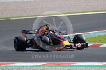 World © Octane Photographic Ltd. Formula 1 – Winter Test 2. Aston Martin Red Bull Racing TAG Heuer RB14 – Daniel Ricciardo. Circuit de Barcelona-Catalunya, Spain. Wednesday 7th March 2018.