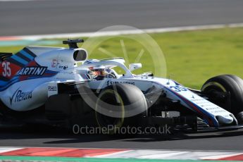 World © Octane Photographic Ltd. Formula 1 – Winter Test 2. Williams Martini Racing FW41 – Sergey Sirotkin. Circuit de Barcelona-Catalunya, Spain. Wednesday 7th March 2018.