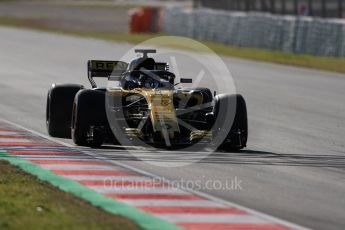 World © Octane Photographic Ltd. Formula 1 – Winter Test 2. Renault Sport F1 Team RS18 – Nico Hulkenberg. Circuit de Barcelona-Catalunya, Spain. Wednesday 7th March 2018.