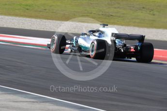 World © Octane Photographic Ltd. Formula 1 – Winter Test 2. Mercedes AMG Petronas Motorsport AMG F1 W09 EQ Power+ - Valtteri Bottas. Circuit de Barcelona-Catalunya, Spain. Wednesday 7th March 2018.