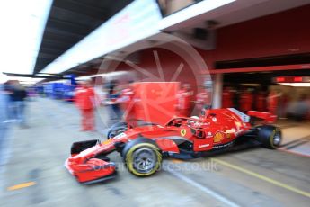 World © Octane Photographic Ltd. Formula 1 – Winter Test 2. Scuderia Ferrari SF71-H – Sebastian Vettel. Circuit de Barcelona-Catalunya, Spain. Wednesday 7th March 2018.