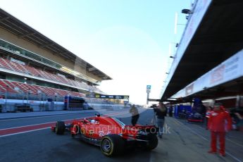 World © Octane Photographic Ltd. Formula 1 – Winter Test 2. Scuderia Ferrari SF71-H – Sebastian Vettel. Circuit de Barcelona-Catalunya, Spain. Wednesday 7th March 2018.