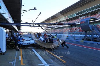 World © Octane Photographic Ltd. Formula 1 – Winter Test 2. Williams Martini Racing FW41 – Lance Stroll. Circuit de Barcelona-Catalunya, Spain. Wednesday 7th March 2018.