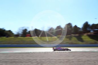 World © Octane Photographic Ltd. Formula 1 – Winter Test 2. Sahara Force India VJM11 - Esteban Ocon. Circuit de Barcelona-Catalunya, Spain. Wednesday 7th March 2018.