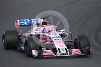 World © Octane Photographic Ltd. Formula 1 – Winter Test 2. Sahara Force India VJM11 - Sergio Perez. Circuit de Barcelona-Catalunya, Spain. Thursday 8th March 2018.