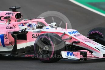 World © Octane Photographic Ltd. Formula 1 – Winter Test 2. Sahara Force India VJM11 - Sergio Perez. Circuit de Barcelona-Catalunya, Spain. Thursday 8th March 2018.