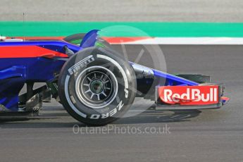 World © Octane Photographic Ltd. Formula 1 – Winter Test 2. Scuderia Toro Rosso STR13 – Pierre Gasly. Circuit de Barcelona-Catalunya, Spain. Thursday 8th March 2018.