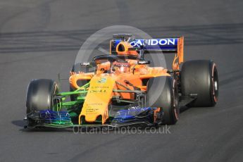 World © Octane Photographic Ltd. Formula 1 – Winter Test 2. McLaren MCL33 – Stoffel Vandoorne. Circuit de Barcelona-Catalunya, Spain. Thursday 8th March 2018.