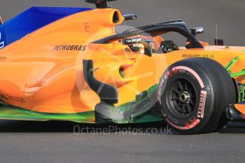 World © Octane Photographic Ltd. Formula 1 – Winter Test 2. McLaren MCL33 – Stoffel Vandoorne. Circuit de Barcelona-Catalunya, Spain. Thursday 8th March 2018.