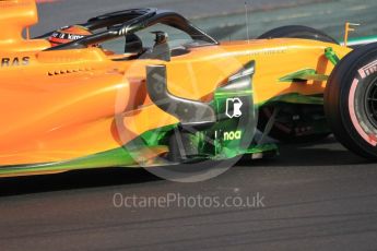 World © Octane Photographic Ltd. Formula 1 – Winter Test 2. McLaren MCL33 – Stoffel Vandoorne. Circuit de Barcelona-Catalunya, Spain. Thursday 8th March 2018.