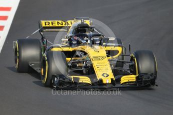 World © Octane Photographic Ltd. Formula 1 – Winter Test 2. Renault Sport F1 Team RS18 – Nico Hulkenberg. Circuit de Barcelona-Catalunya, Spain. Thursday 8th March 2018.