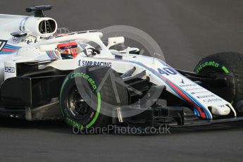 World © Octane Photographic Ltd. Formula 1 – Winter Test 2. Williams Martini Racing FW41 – Robert Kubica. Circuit de Barcelona-Catalunya, Spain. Thursday 8th March 2018.