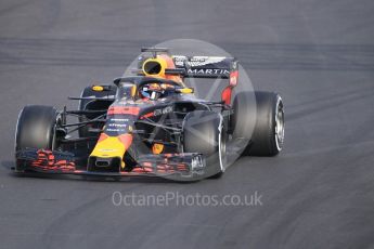 World © Octane Photographic Ltd. Formula 1 – Winter Test 2. Aston Martin Red Bull Racing TAG Heuer RB14 – Max Verstappen. Circuit de Barcelona-Catalunya, Spain. Thursday 8th March 2018.