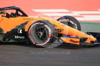 World © Octane Photographic Ltd. Formula 1 – Winter Test 2. McLaren MCL33 – Stoffel Vandoorne. Circuit de Barcelona-Catalunya, Spain. Thursday 8th March 2018.