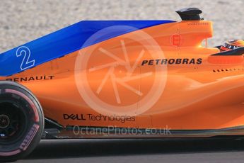 World © Octane Photographic Ltd. Formula 1 – Winter Test 2. McLaren MCL33 – Stoffel Vandoorne. Circuit de Barcelona-Catalunya, Spain. Thursday 8th March 2018.