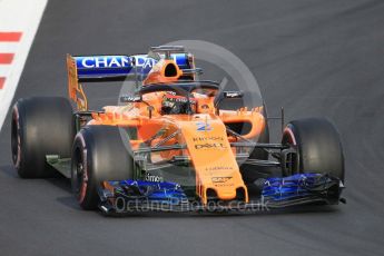 World © Octane Photographic Ltd. Formula 1 – Winter Test 2. McLaren MCL33 – Stoffel Vandoorne. Circuit de Barcelona-Catalunya, Spain. Thursday 8th March 2018.