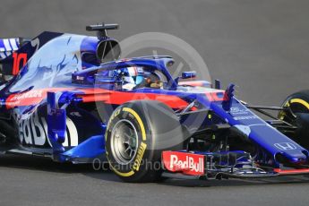 World © Octane Photographic Ltd. Formula 1 – Winter Test 2. Scuderia Toro Rosso STR13 – Pierre Gasly. Circuit de Barcelona-Catalunya, Spain. Thursday 8th March 2018.