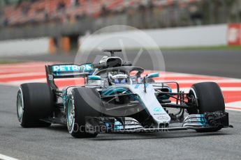 World © Octane Photographic Ltd. Formula 1 – Winter Test 2. Mercedes AMG Petronas Motorsport AMG F1 W09 EQ Power+ - Valtteri Bottas. Circuit de Barcelona-Catalunya, Spain. Thursday 8th March 2018.