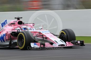 World © Octane Photographic Ltd. Formula 1 – Winter Test 2. Sahara Force India VJM11 - Sergio Perez. Circuit de Barcelona-Catalunya, Spain. Thursday 8th March 2018.