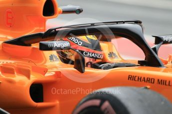 World © Octane Photographic Ltd. Formula 1 – Winter Test 2. McLaren MCL33 – Stoffel Vandoorne. Circuit de Barcelona-Catalunya, Spain. Thursday 8th March 2018.