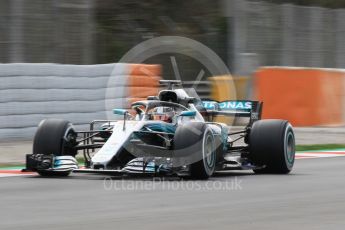 World © Octane Photographic Ltd. Formula 1 – Winter Test 2. Mercedes AMG Petronas Motorsport AMG F1 W09 EQ Power+ - Lewis Hamilton. Circuit de Barcelona-Catalunya, Spain. Thursday 8th March 2018.