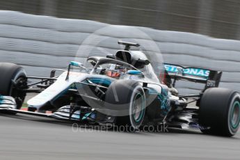 World © Octane Photographic Ltd. Formula 1 – Winter Test 2. Mercedes AMG Petronas Motorsport AMG F1 W09 EQ Power+ - Lewis Hamilton. Circuit de Barcelona-Catalunya, Spain. Thursday 8th March 2018.