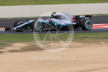 World © Octane Photographic Ltd. Formula 1 – Winter Test 2. Mercedes AMG Petronas Motorsport AMG F1 W09 EQ Power+ - Lewis Hamilton. Circuit de Barcelona-Catalunya, Spain. Thursday 8th March 2018.