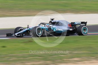 World © Octane Photographic Ltd. Formula 1 – Winter Test 2. Mercedes AMG Petronas Motorsport AMG F1 W09 EQ Power+ - Lewis Hamilton. Circuit de Barcelona-Catalunya, Spain. Thursday 8th March 2018.