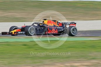 World © Octane Photographic Ltd. Formula 1 – Winter Test 2. Aston Martin Red Bull Racing TAG Heuer RB14 – Max Verstappen. Circuit de Barcelona-Catalunya, Spain. Thursday 8th March 2018.