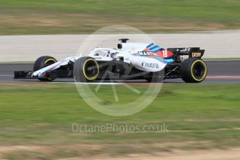 World © Octane Photographic Ltd. Formula 1 – Winter Test 2. Williams Martini Racing FW41 – Lance Stroll. Circuit de Barcelona-Catalunya, Spain. Thursday 8th March 2018.