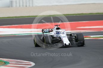 World © Octane Photographic Ltd. Formula 1 – Winter Test 2. Williams Martini Racing FW41 – Lance Stroll. Circuit de Barcelona-Catalunya, Spain. Thursday 8th March 2018.