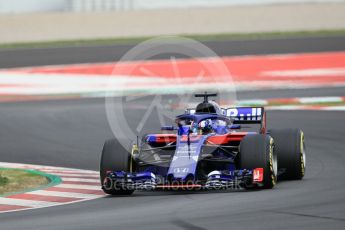 World © Octane Photographic Ltd. Formula 1 – Winter Test 2. Scuderia Toro Rosso STR13 – Pierre Gasly. Circuit de Barcelona-Catalunya, Spain. Thursday 8th March 2018.