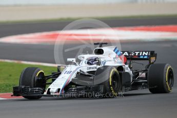 World © Octane Photographic Ltd. Formula 1 – Winter Test 2. Williams Martini Racing FW41 – Lance Stroll. Circuit de Barcelona-Catalunya, Spain. Thursday 8th March 2018.