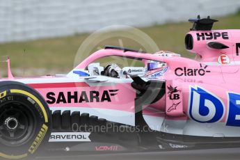 World © Octane Photographic Ltd. Formula 1 – Winter Test 2. Sahara Force India VJM11 - Sergio Perez. Circuit de Barcelona-Catalunya, Spain. Thursday 8th March 2018.