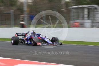 World © Octane Photographic Ltd. Formula 1 – Winter Test 2. Scuderia Toro Rosso STR13 – Pierre Gasly. Circuit de Barcelona-Catalunya, Spain. Thursday 8th March 2018.