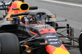 World © Octane Photographic Ltd. Formula 1 – Winter Test 2. Aston Martin Red Bull Racing TAG Heuer RB14 – Max Verstappen. Circuit de Barcelona-Catalunya, Spain. Thursday 8th March 2018.